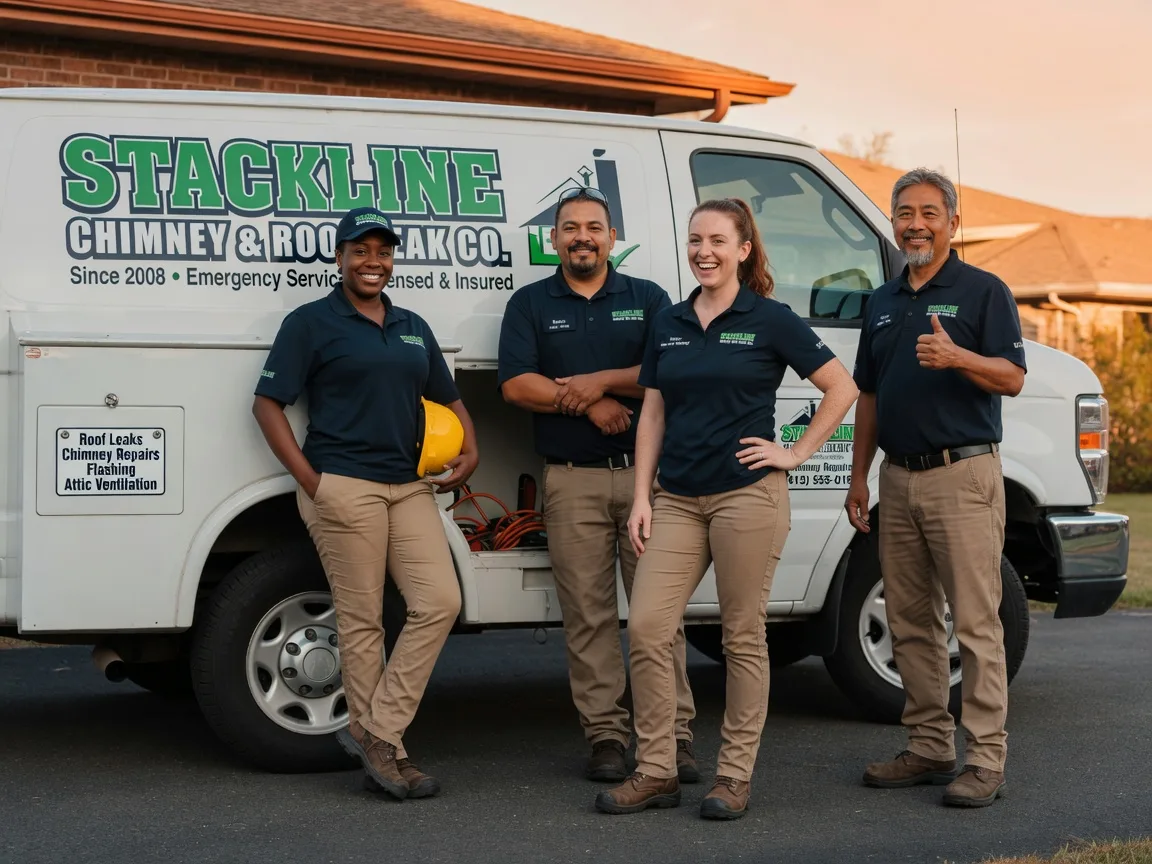 Chimney flashing repair company in Saratoga, IN